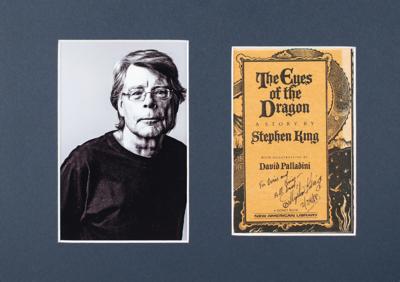 Lot #400 Stephen King Signed Book Page