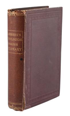 Lot #335 Agatha Christie's Personal Etymological Dictionary - Image 3