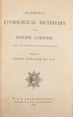 Lot #335 Agatha Christie's Personal Etymological Dictionary - Image 4