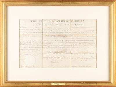Lot #5 John Quincy Adams Document Signed as President - Image 3