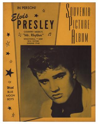 Lot #495 Elvis Presley 1956 'Souvenir Picture Album' Concert Program