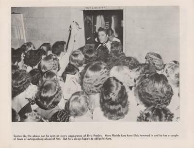 Lot #495 Elvis Presley 1956 'Souvenir Picture Album' Concert Program  - Image 2