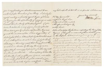 Lot #125 William Wilberforce Letter Signed - Image 2