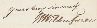 Lot #125 William Wilberforce Letter Signed - Image 3