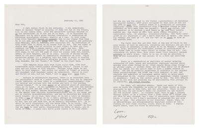 Lot #337 Philip K. Dick Typed Letter Signed