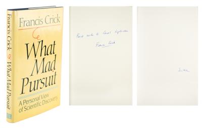 Lot #156 DNA: Watson and Crick Signed Book