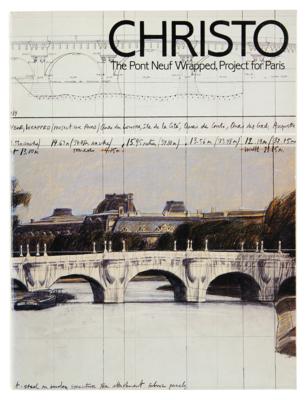 Lot #314 Christo and Jeanne-Claude Signed Exhibition Catalog