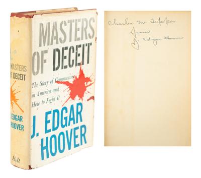 Lot #166 J. Edgar Hoover Signed Book