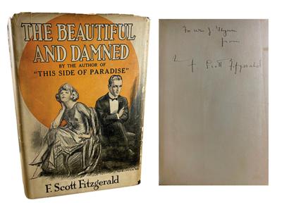 Lot #344 F. Scott Fitzgerald Signed First Edition of The Beautiful and Damned