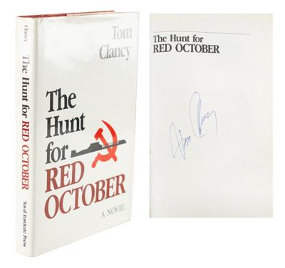 Lot #384 Tom Clancy Signed Book - Image 1