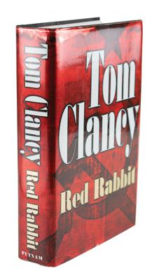 Lot #385 Tom Clancy (2) Signed Items: Book and Poster - Image 3