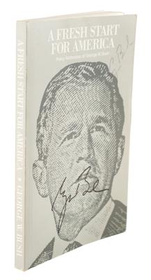 Lot #30 George and George W. Bush Signed Book
