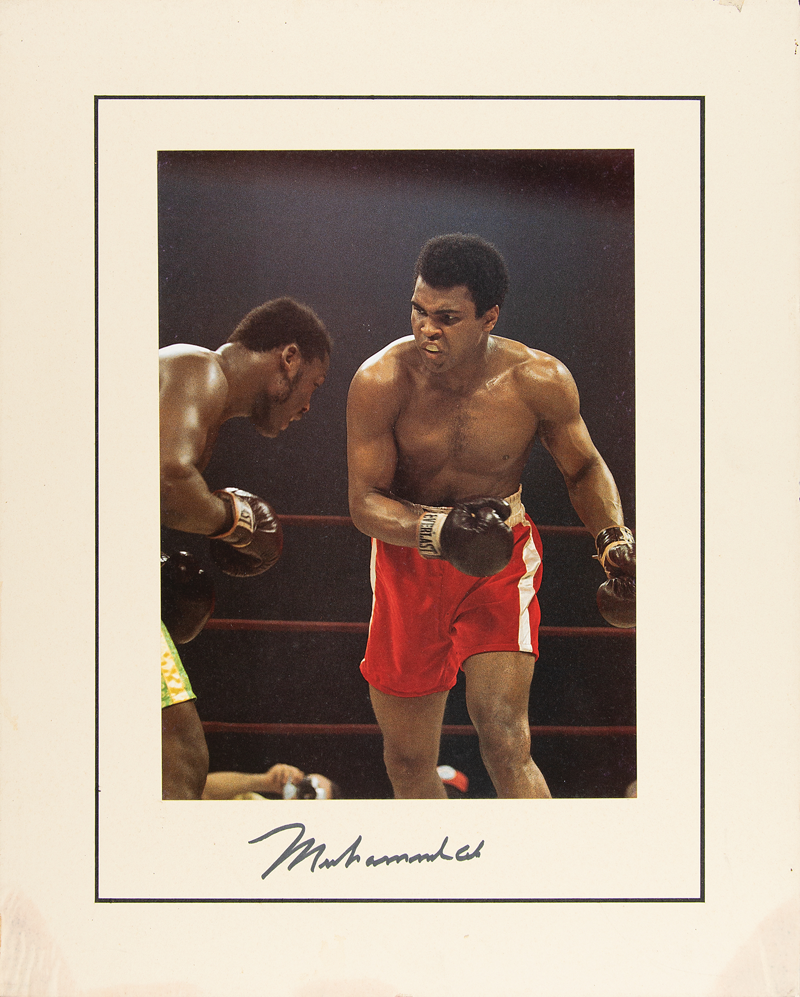 Lot #640 Muhammad Ali Signed Oversized Photograph