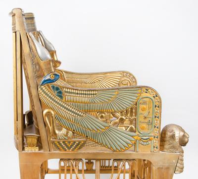 Lot #525 Paramount Pictures 'King Tutankhamun' Egyptian Revival Prop Chair - Image 14