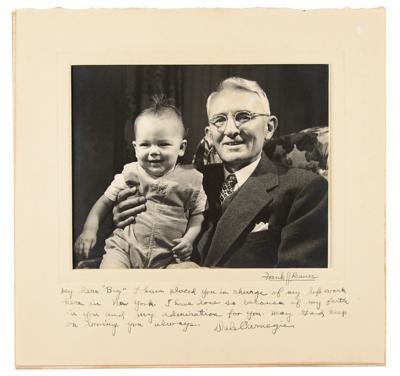 Lot #383 Dale Carnegie Signed Photograph