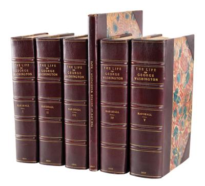 Lot #253 John Marshall: The Life of George Washington (Six Volumes with Atlas)