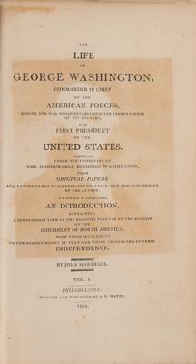 Lot #253 John Marshall: The Life of George Washington (Six Volumes with Atlas) - Image 2
