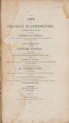 Lot #253 John Marshall: The Life of George Washington (Six Volumes with Atlas) - Image 4