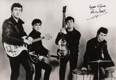 Lot #462 Beatles: Pete Best Signed Photograph