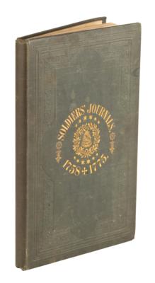 Lot #270 Lemuel Lyons and Samuel Haws: The Military Journals of Two Private Soldiers, 1758-1775