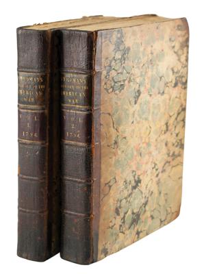 Lot #254 Charles Stedman: The History of the Origin, Progress, and Termination of the American War