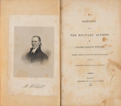 Lot #279 William Willett: A Narrative of the Military Actions of Colonel Marinus Willett - Image 2