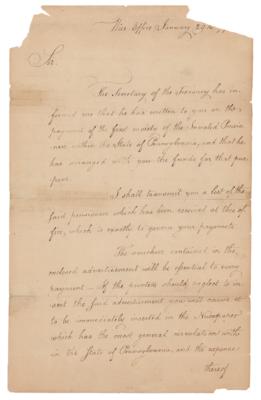 Lot #221 Henry Knox Letter Signed - Image 2