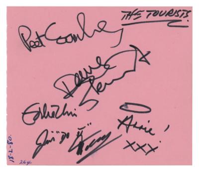 Lot #505 The Tourists Signatures (Annie Lennox) - Image 1