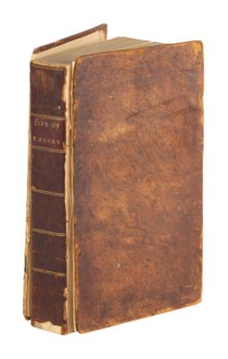 Lot #280 William Wirt: Sketches of the Life and Character of Patrick Henry