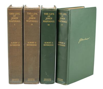 Lot #258 Albert J. Beveridge: The Life of John Marshall
