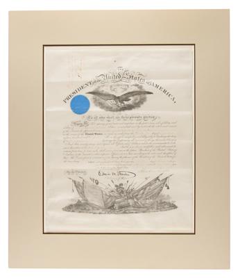 Lot #9 Abraham Lincoln Document Signed as President - Image 3