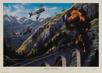 Lot #230 Aviation and Military (10) Art Prints Signed by Stan Stokes and James Dietz  - Image 7