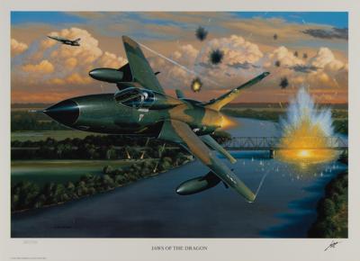 Lot #230 Aviation and Military (10) Art Prints Signed by Stan Stokes and James Dietz  - Image 9