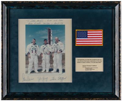 Lot #7246 Apollo 10 Signed Photograph