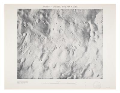 Lot #7417 Apollo 14 Landing Site Chart