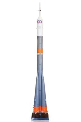 Lot #7750 Soyuz TM-12 Rocket Model