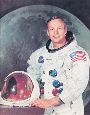 Lot #7281 Neil Armstrong Signed Photograph
