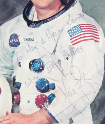 Lot #7281 Neil Armstrong Signed Photograph - Image 2