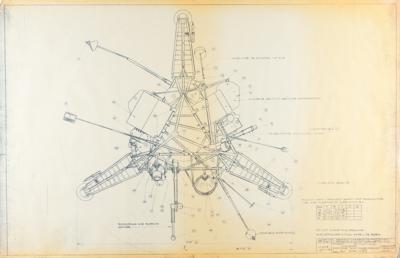 Lot #7795 Surveyor NASA Model Blueprints (1962)
