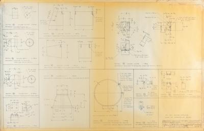 Lot #7795 Surveyor NASA Model Blueprints (1962) - Image 3