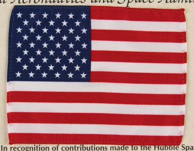 Lot #7660 STS-31 Flown Flag - Image 2