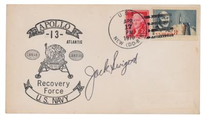 Lot #7404 Jack Swigert Signed Apollo 13 Recovery