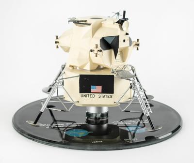 Lot #7508 Charlie Duke Signed Apollo Lunar Module Model