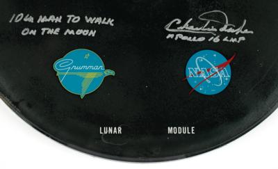Lot #7508 Charlie Duke Signed Apollo Lunar Module Model - Image 2