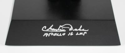 Lot #7509 Charlie Duke Signed Saturn V Rocket Model - Image 2