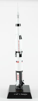 Lot #7509 Charlie Duke Signed Saturn V Rocket Model - Image 3