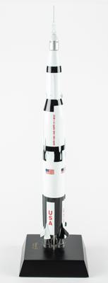 Lot #7211 Frank Borman Signed Saturn V Rocket Model - Image 5