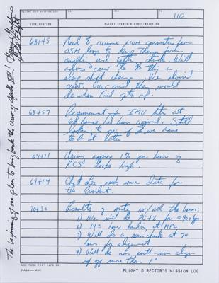 Lot #7348 Apollo 13 Multi-signed Complete Copy of the Flight Director's Log  - Image 4