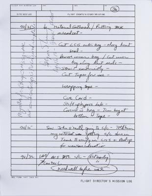 Lot #7348 Apollo 13 Multi-signed Complete Copy of the Flight Director's Log  - Image 6