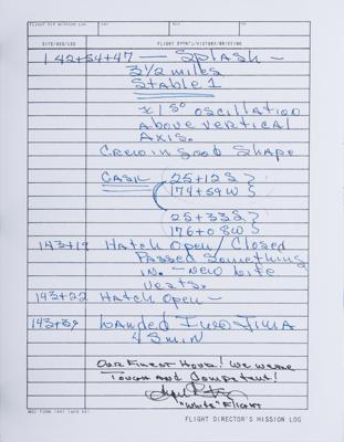 Lot #7348 Apollo 13 Multi-signed Complete Copy of the Flight Director's Log  - Image 7
